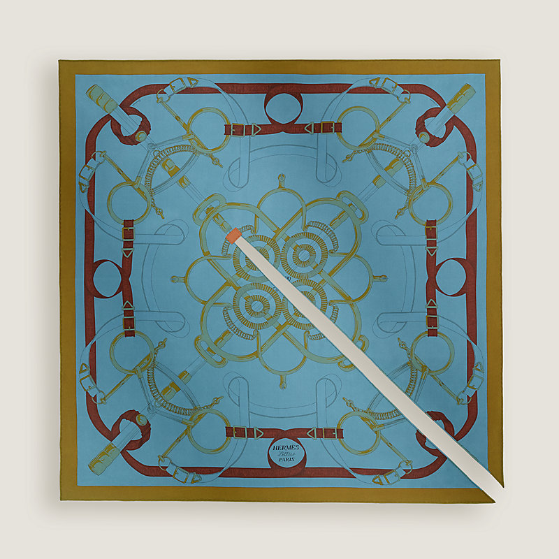 HERMES Eperon d’Or カレ90エプロンドール スカーフ ネイビー Eperon d'Or cavaliere scarf 90 | Hermès Hong Kong SAR